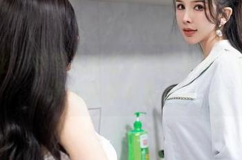 星颜社 – 林熙儿的最新油亮系列：女神光泽感到俩月亮了！