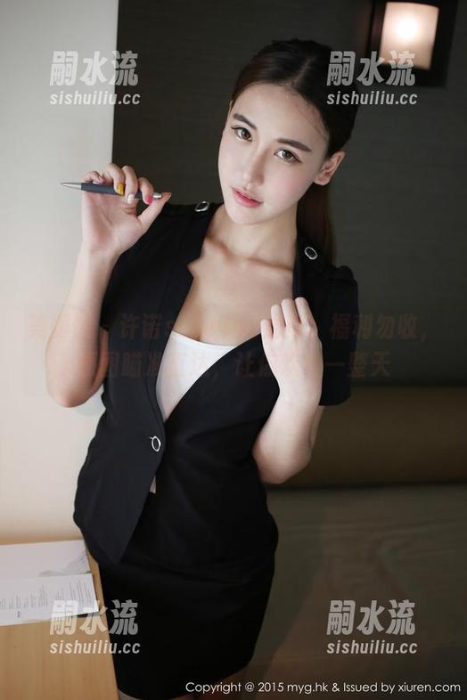 美媛馆 - 许诺sabrina油亮，福利勿收，原图瞄准直达，让你欢快一整天